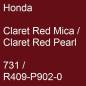 Preview: Honda, Claret Red Mica / Claret Red Pearl, 731 / R409-P902-0.
